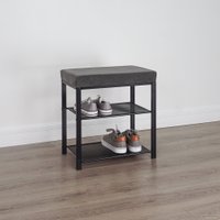 Банкетка ЗМИ Торонто 13S БТ13СЧС (черный/серый)