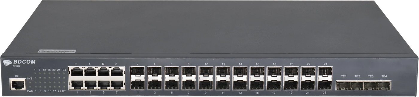 

Управляемый коммутатор 3-го уровня BDCOM S2900-24S8C4X