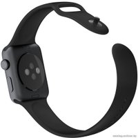 Умные часы Apple Watch Sport 42mm Space Gray with Black Sport Band (MJ3T2)