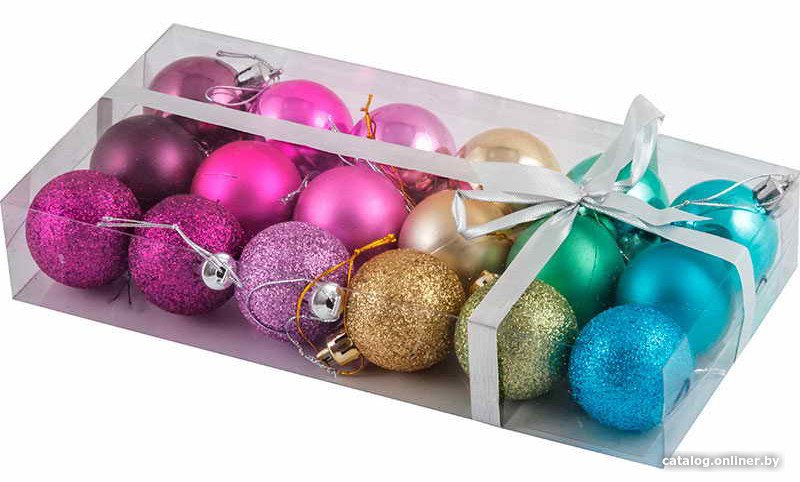 Елочная игрушка Волшебная страна Палитра R001332 (18 шт)