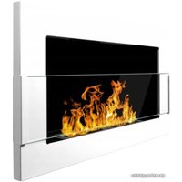 Биокамин BiokominkiGMT 650x400 (белый, со стеклом)