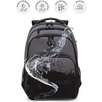 Школьный рюкзак Grizzly RU-630-2 (черный/серый)