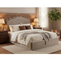 Кровать Signal Florencja Velvet Bluvel 40 160/200 (темно-бежевый)