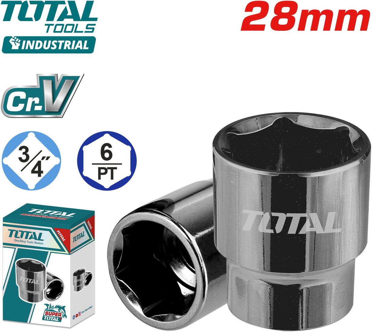 

Головка слесарная Total THHAST34281