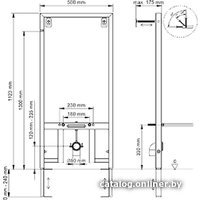 Инсталляция для биде Berges Wasserhaus Novum 049212