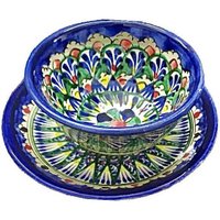 Чашка с блюдцем Шелковый путь Риштан (малая)