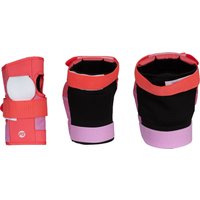 Комплект защиты Powerslide Standard Women Set 903296 (красный/розовый, XL)