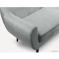 Диван Divan Роттердам-3 Velvet Grey 126576 (серый)