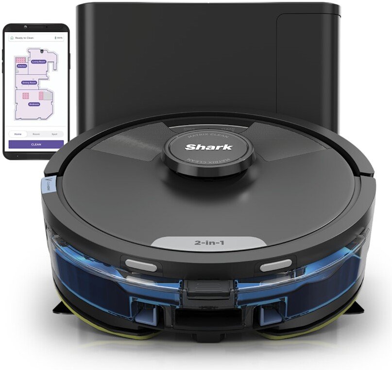 

Робот-пылесос Shark Matrix Plus 2 в 1 Self-Empty Robot Vacuum and Mop RV2610WA