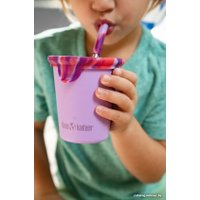 Многоразовый стакан Klean Kanteen Kid Cup Straw Lid 296мл (crocus petal)