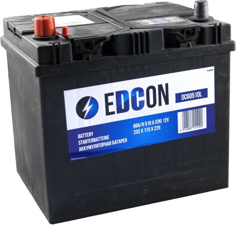 

Автомобильный аккумулятор EDCON DC60510L (60 А·ч)