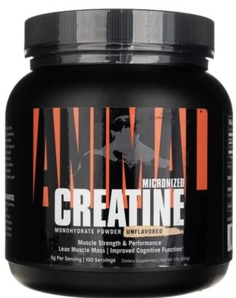 Моногидрат креатина Universal Nutrition Monohydrate Animal Creatine Powder (500г, без вкуса)