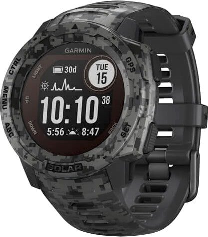 

Умные часы Garmin Instinct Solar Camo Edition (графит)