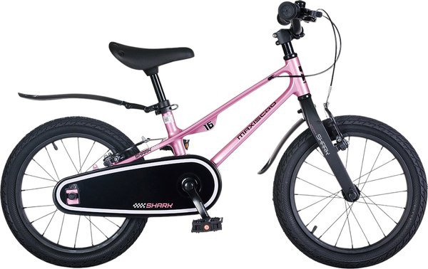 

Детский велосипед Maxiscoo Shark Sport 16 2025 MSC-SH1643 (розовый жемчуг)
