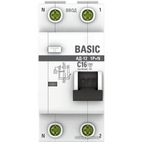 Дифференциальный автомат EKF Basic АД-12 1P+N 16А 30мА АС C DA12-16-30-bas