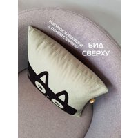 Декоративная подушка Matex Meow. Chubby 62-080 (мятный/черный)