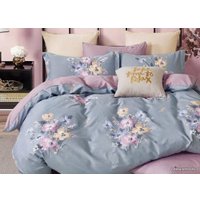 Семейный комплект постельного белья Cleo Сатин Семейный SK-41/1050