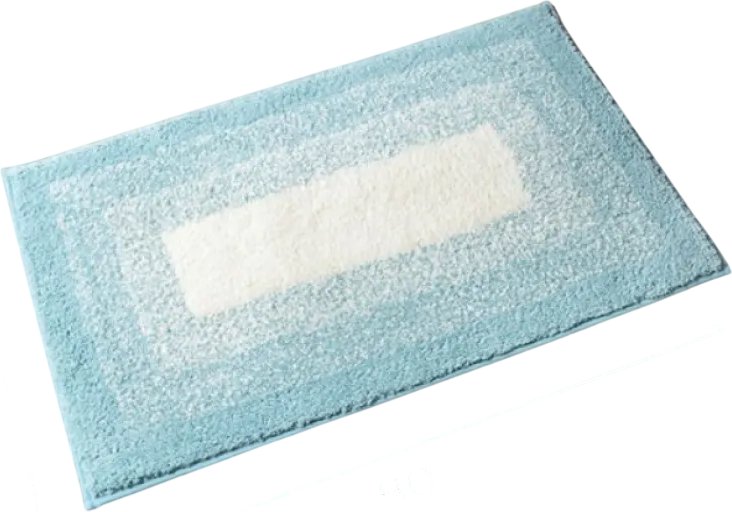 

Коврик для ванной Illu 50x80 2310308 (бело-голубой)