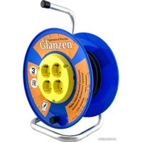 Удлинитель на катушке Glanzen EB-20-018