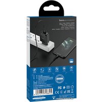 Сетевое зарядное Hoco N2 microUSB (черный)