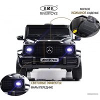 Электромобиль RiverToys Mercedes-AMG G63 4WD G333GG (черный глянец)