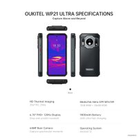 Телефон Oukitel WP21 Ultra (черный)