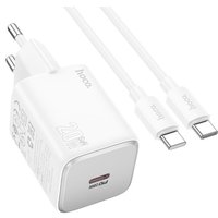 Сетевое зарядное Hoco N40 USB Type-C (белый)