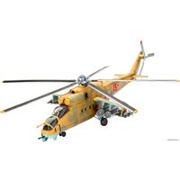 Сборная модель Revell 04951 Ударный вертолет Mil Mi-24D Hind