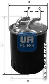Топливный фильтр UFI 2407700