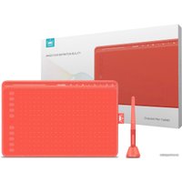 Графический планшет Huion HS611 (коралловый красный)