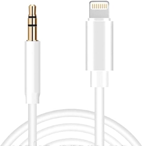 

Кабель USBTOP Lighting - jack 3.5 мм (1 м, белый)