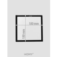 Вентиляционная решетка HOMY AIR квадратный AS100WRT 15x15 (белая)