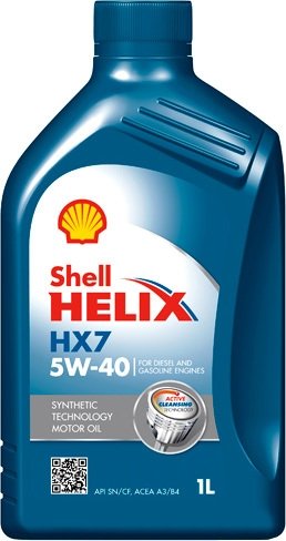 

Моторное масло Shell Helix HX7 5W-40 1л