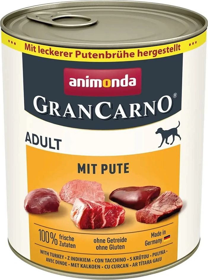 

Пресервы Animonda GranCarno с индейкой 800 г