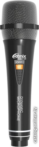 

Проводной микрофон Ritmix RDM-131 (черный)