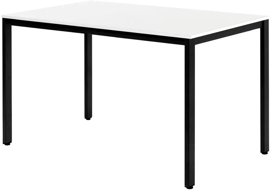 

Кухонный стол Millwood Сеул Л 120x70x75 (белый/металл черный)