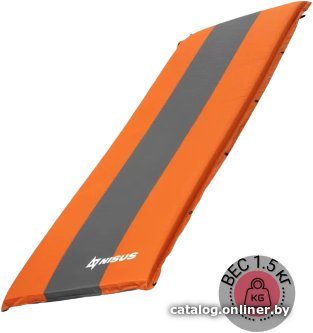 Самонадувающийся коврик Nisus NA-004 (оранжевый)