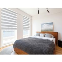 Рулонные шторы Delfa Сантайм День-Ночь Стандарт МКД DN-40605 (34x160, серый)