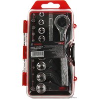 Набор трещотка с головками и битами Tundra 1720445 (28 предметов)