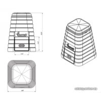 Компостер Rostok 207.0000.406.0 (графит)