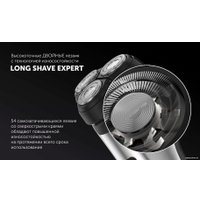 Электробритва Polaris PMR 0613RC wet&dry 4D PRO 5 blades+ (серый металлик)
