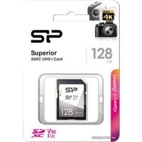 Карта памяти Silicon-Power Superior SDXC SP128GBSDXCV3V10 64GB