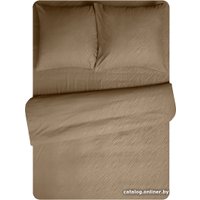 2-спальный комплект постельного белья Amore Mio Мако-сатин Тиснение Wild Микрофибра 2сп 58496 (коричневый)