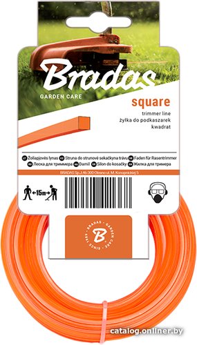 Леска для триммера Bradas Trimmer ZTK30050K (квадрат)