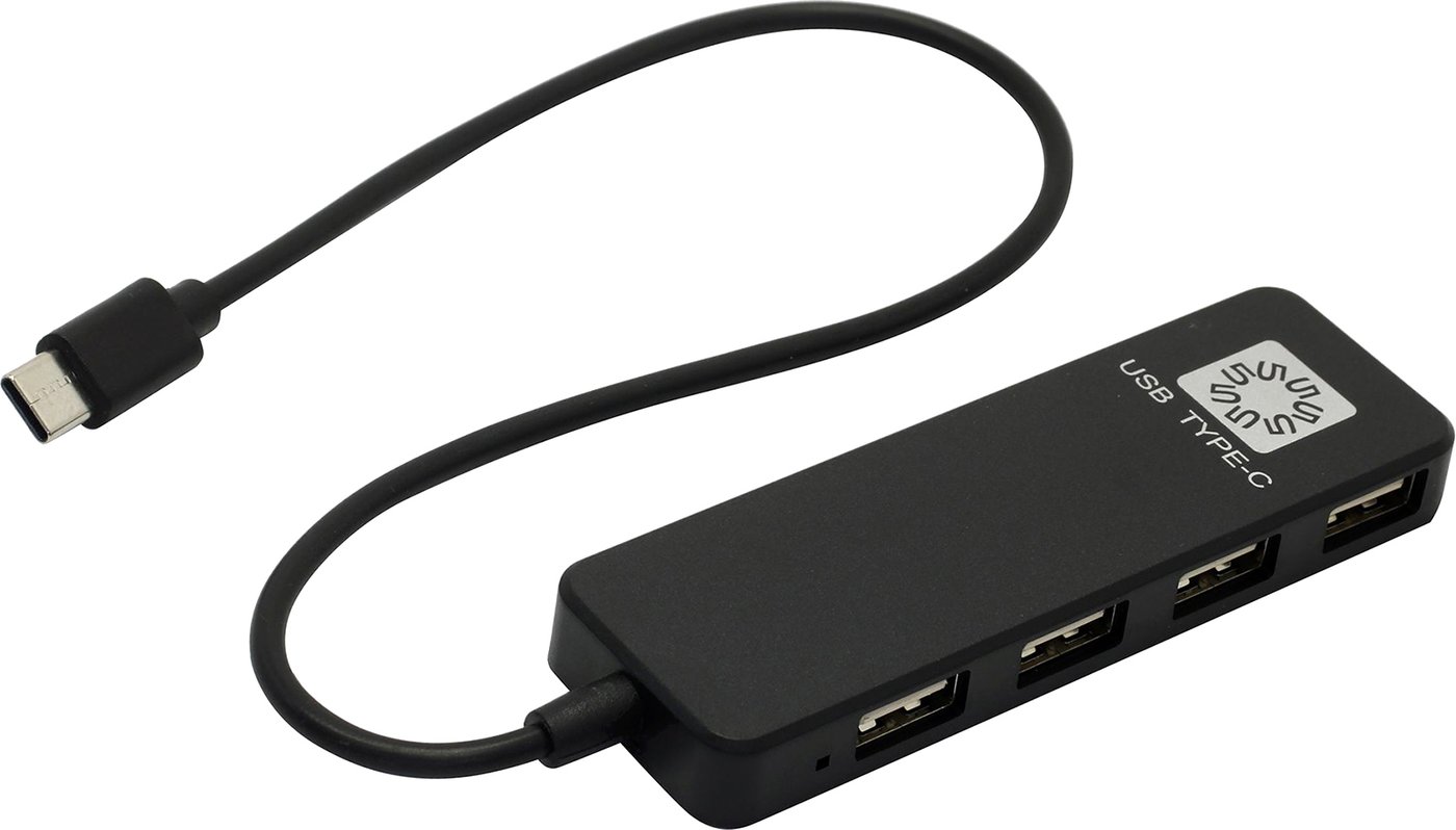 

USB-хаб 5bites HB24C-210BK