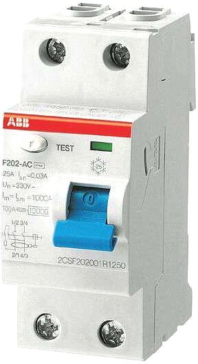 

Устройство защитного отключения ABB F202 2P 63A 30mA 6kА 2М 2CSF202001R1630