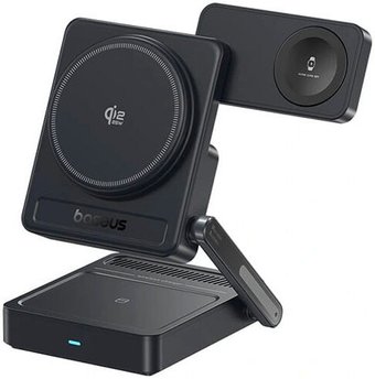Беспроводное зарядное Baseus PicoGo AF21 Portable 3-in-1 Qi2.2 Wireless Charger 35W E0205402