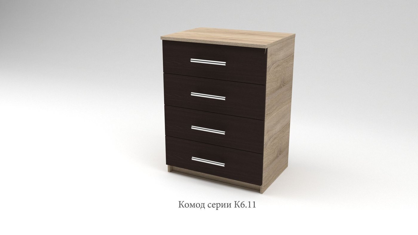 

Комод Миркомодоф К — 6.11 (дуб сонома/венге луизиана)