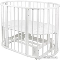 Кроватка-трансформер СКВ-Компани 103021 (белый)