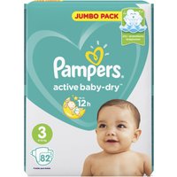 Подгузники Pampers Active Baby-Dry 3 Midi (82 шт)